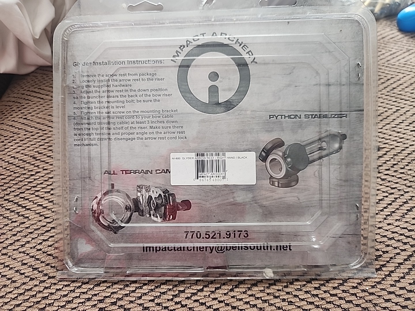 Impact Archery Glyder Arrow Rest