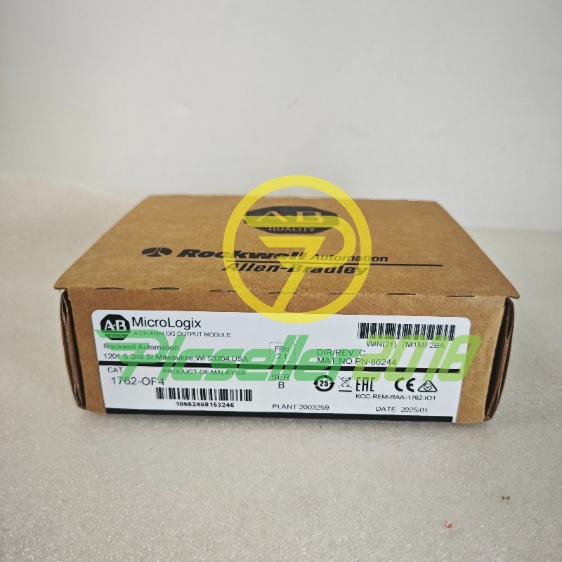 1 PC NEW AB Sealed 1762-OF4 MicroLogix 4CH Analog OUTPUT Module 1762OF4 TX