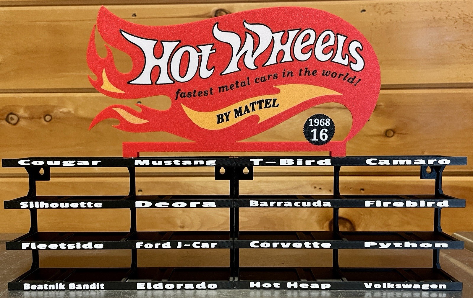 Custom Hot Wheels Original 16 Display