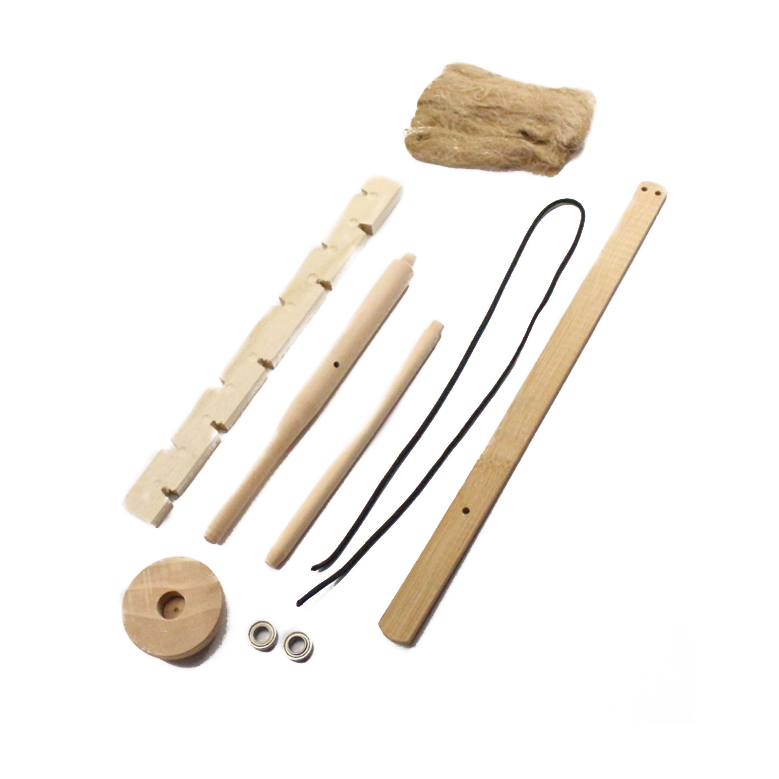Outdoor Primitive Fire Starter Tool Wood Bow Drill Survival Friction Kit Study c