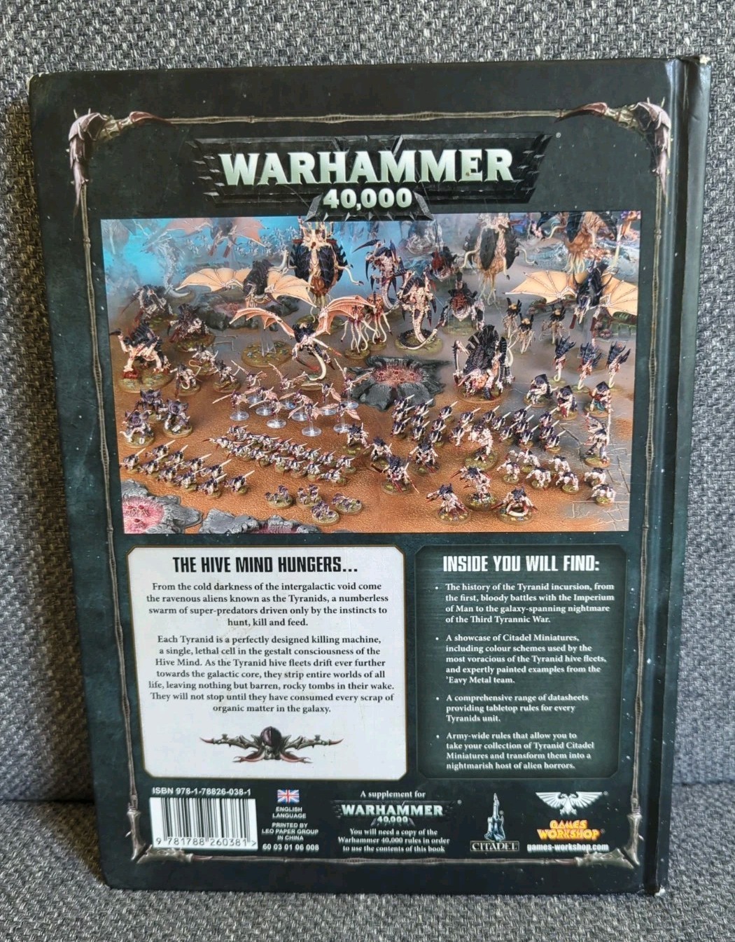 ​Warhammer 40k Codex Tyranids 9th Edition Hardback Rulebook Games Workshop