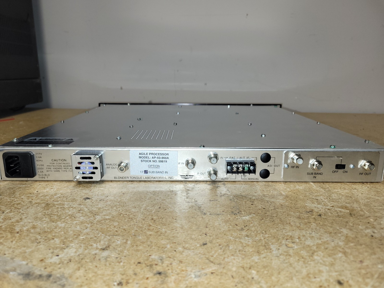 Blonder Tongue AP-60-860A Agile Digital / Analog Processor