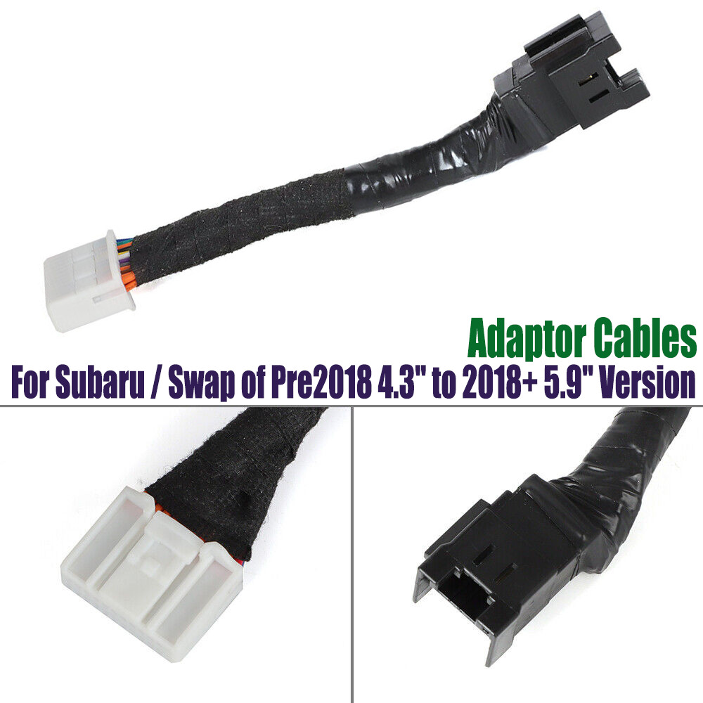 For Subaru Adaptor Cables To Swap 2018+ 4.3" to 5.9" MFD of WRX To Pre2018 WRX
