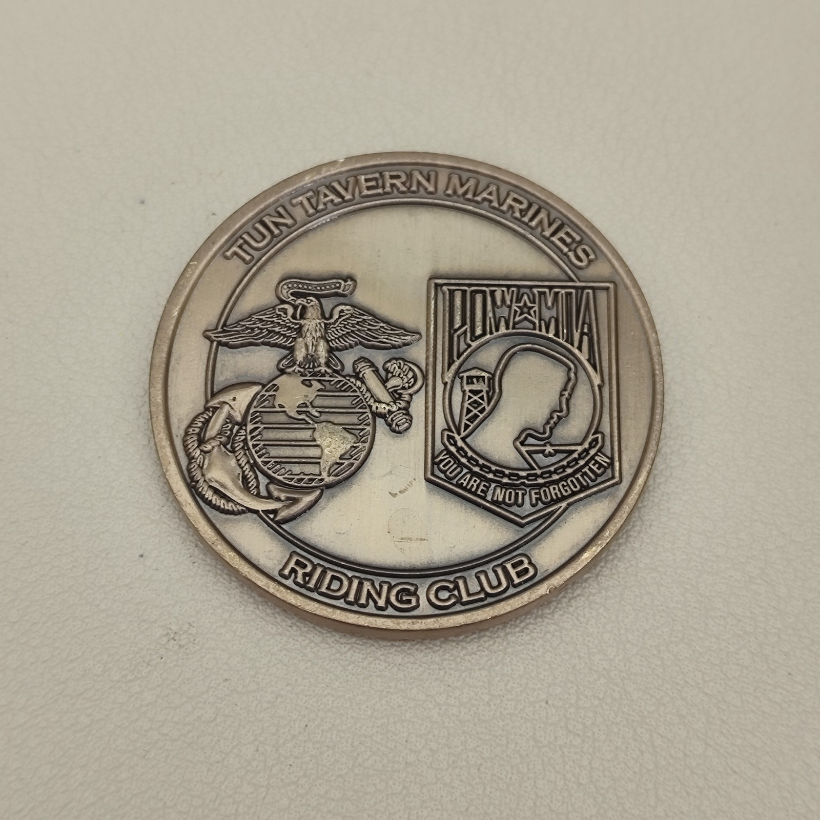 Tun Tavern Marines Riding Club Challenge Coin