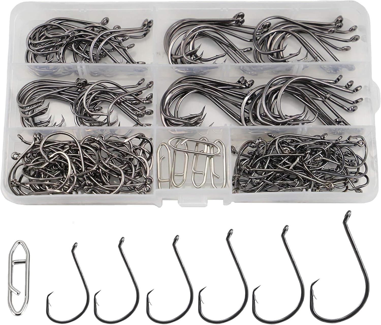 Circle Hooks Saltwater Catfish Bass Fishing Hooks, Ocus Offset Fishing