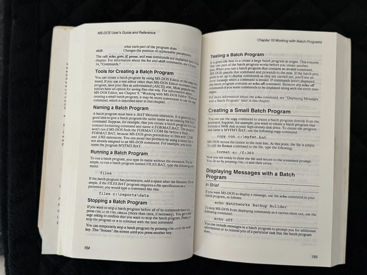 Spring Circle Computer Microsoft MS-DOS Getting Started, Users Guide & Reference