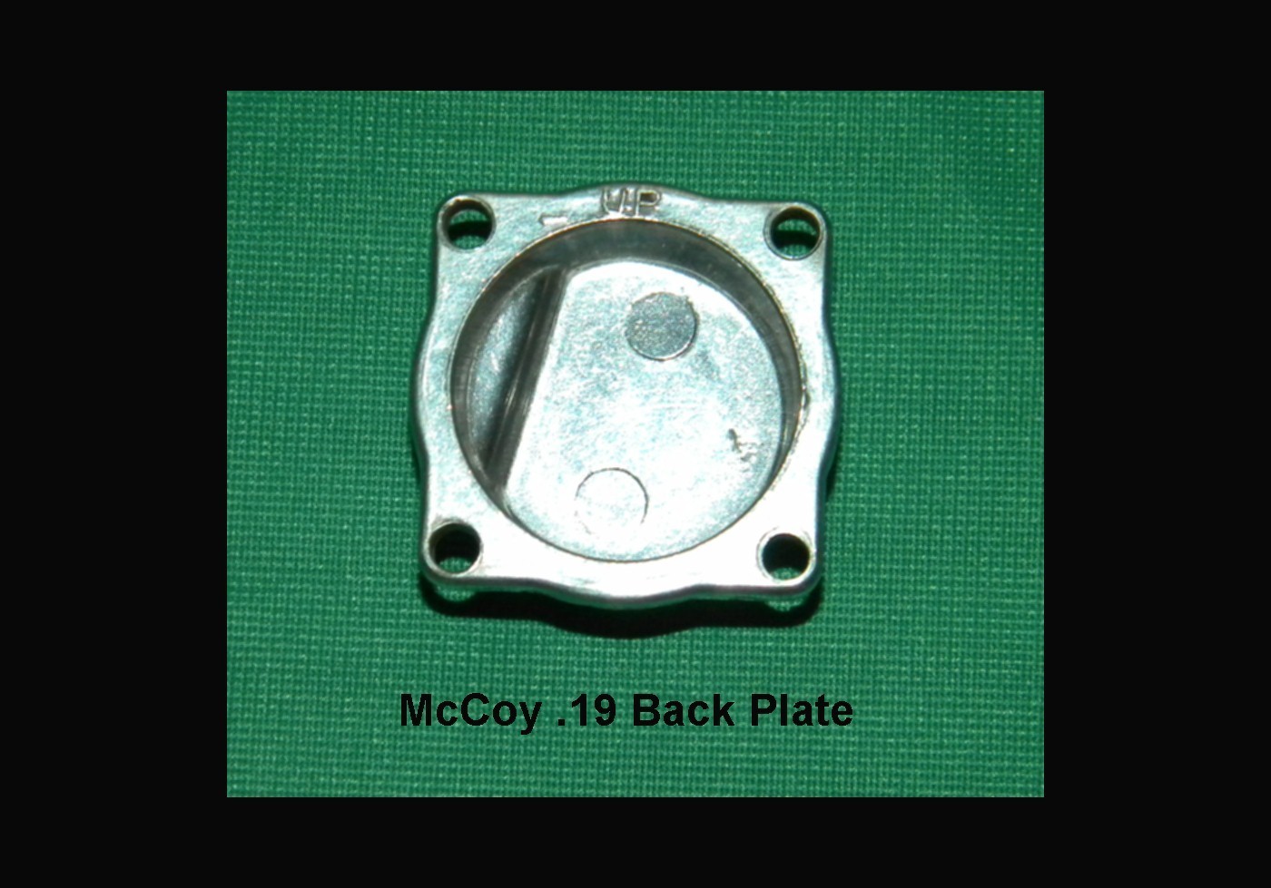 McCoy BACK PLATE for .19 engine New Open
