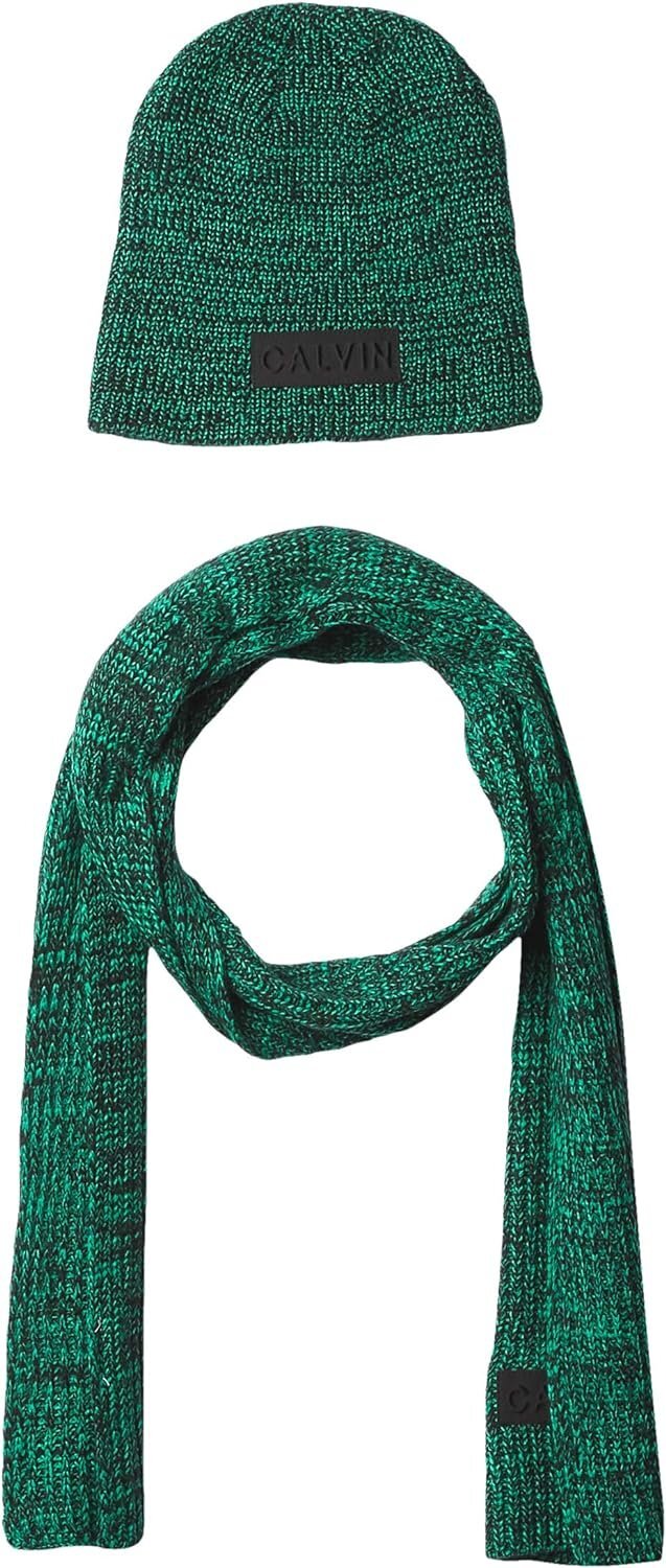 Calvin Klein mens Beanie and Scarf Sets
