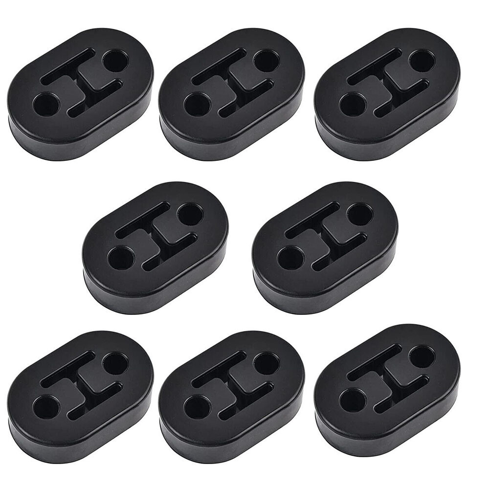 8 x Performance Polyurethane Rubber Exhaust Hangers Adjustable Muffler Universal