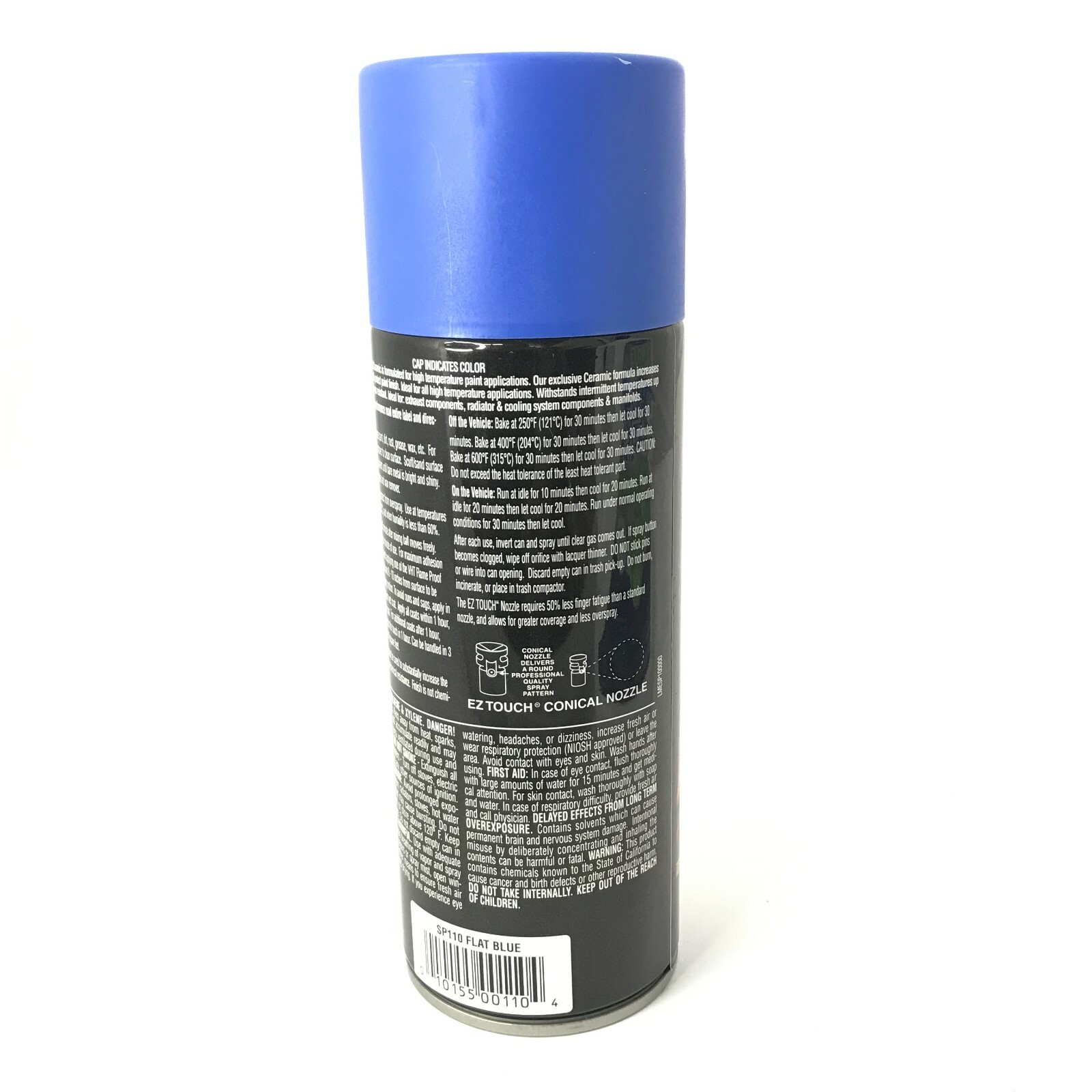 VHT SP110-6 PACK High Temperature Flame Proof FLAT BLUE Header Spray Paint 11oz