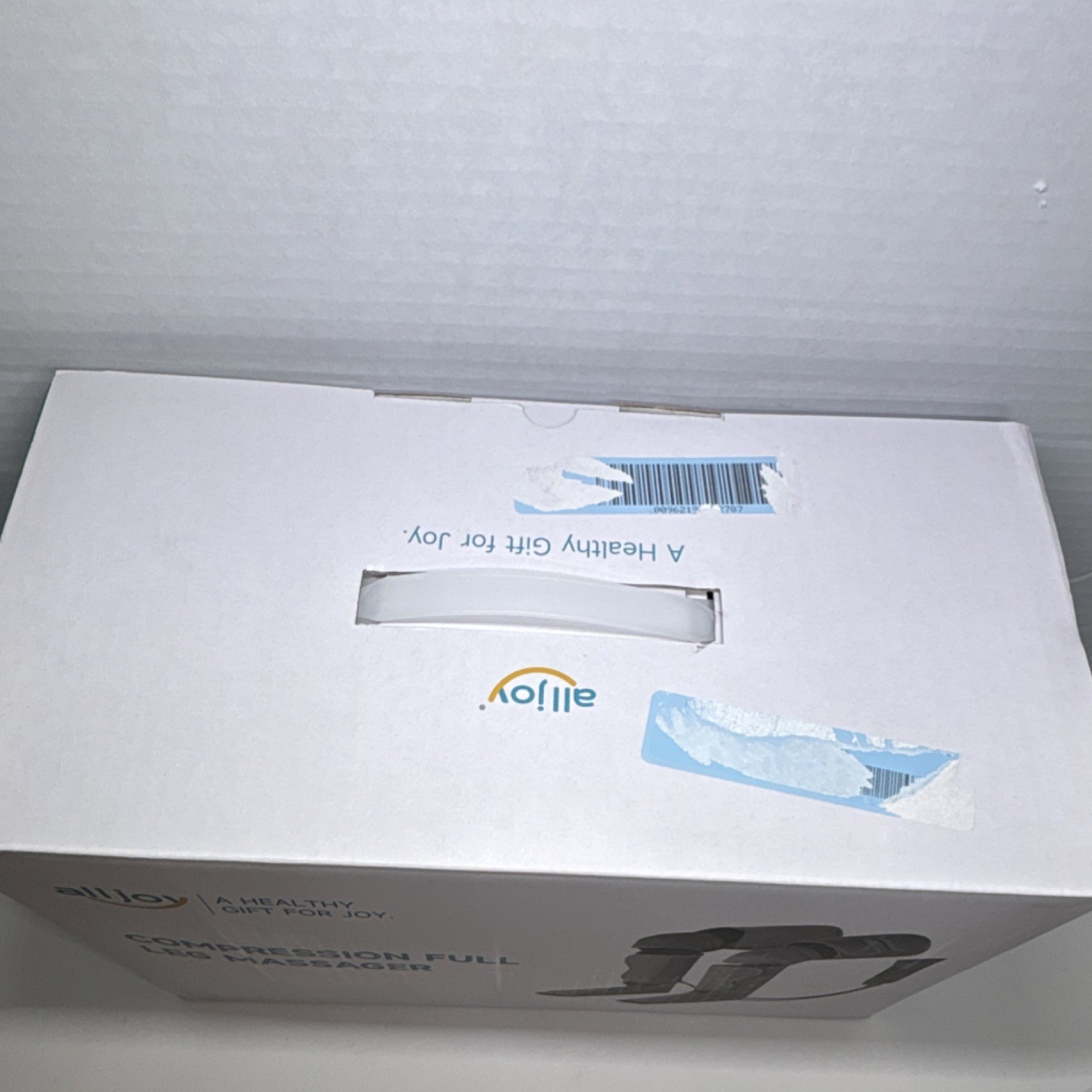 alljoy AJFLM22 Compression Full Leg Massager Vibration Heating Gray
