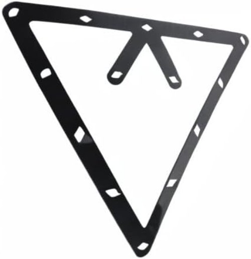 6PCS Billiards Triangle Cue Racks - Stylish Magic Ball Holder Set in Black
