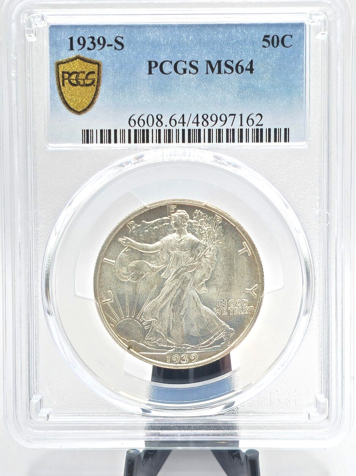 PCGS 1939-S Walking Liberty Half Dollar MS64 (044DM)