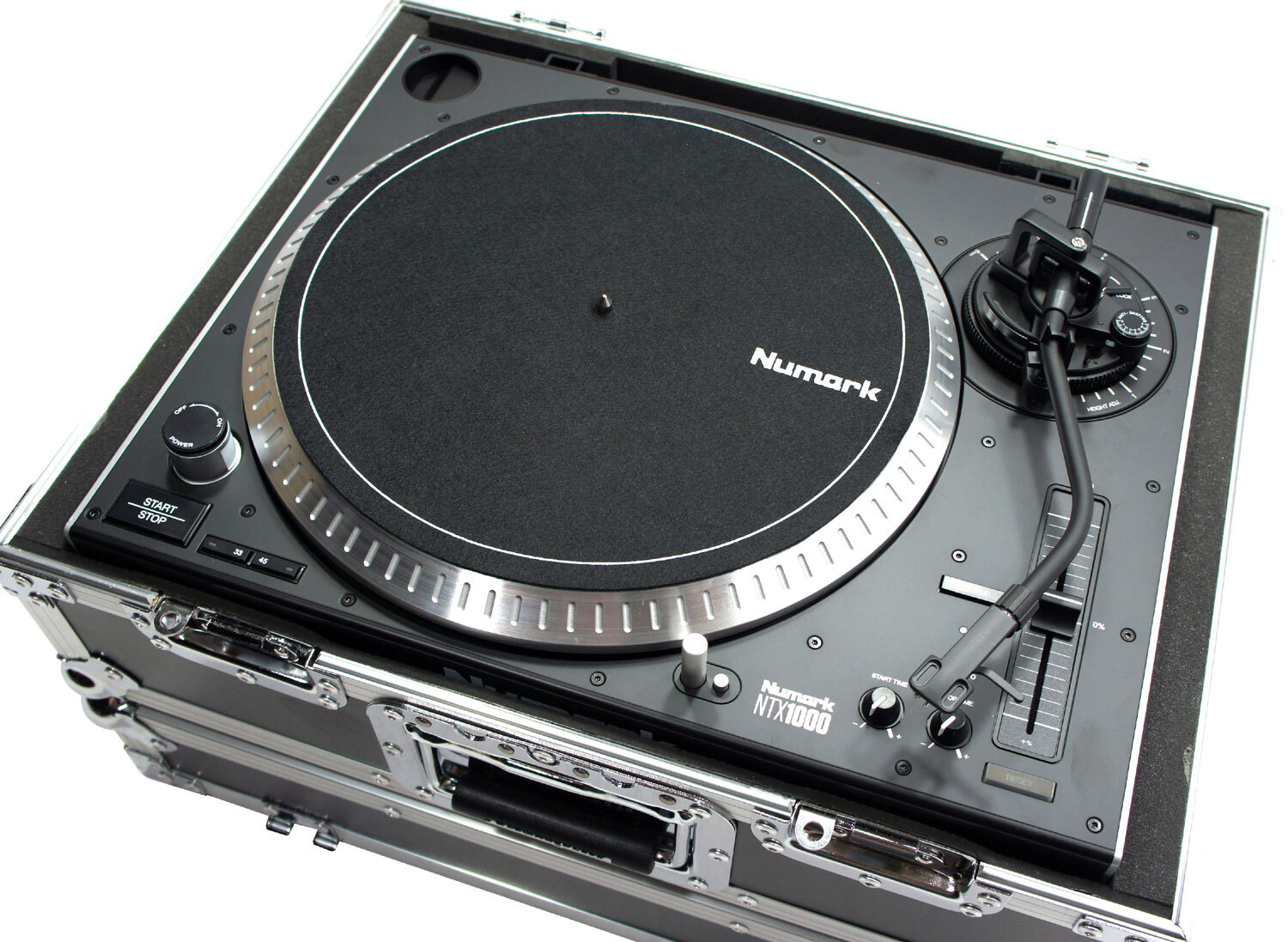 Harmony HC1200E Flight Foam Lined DJ Turntable Custom Case fits Technics 1200