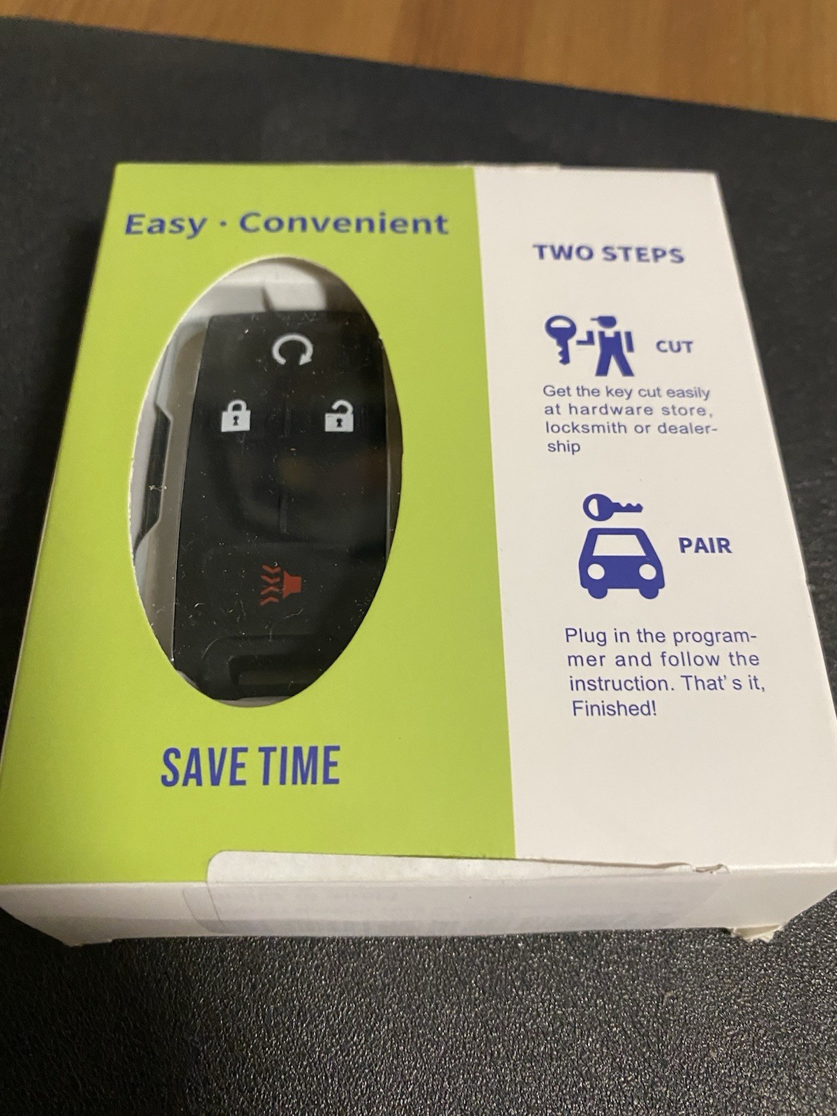 Key easy convenient two steps cut and pair Chevy GMC  M3n32337100.      E