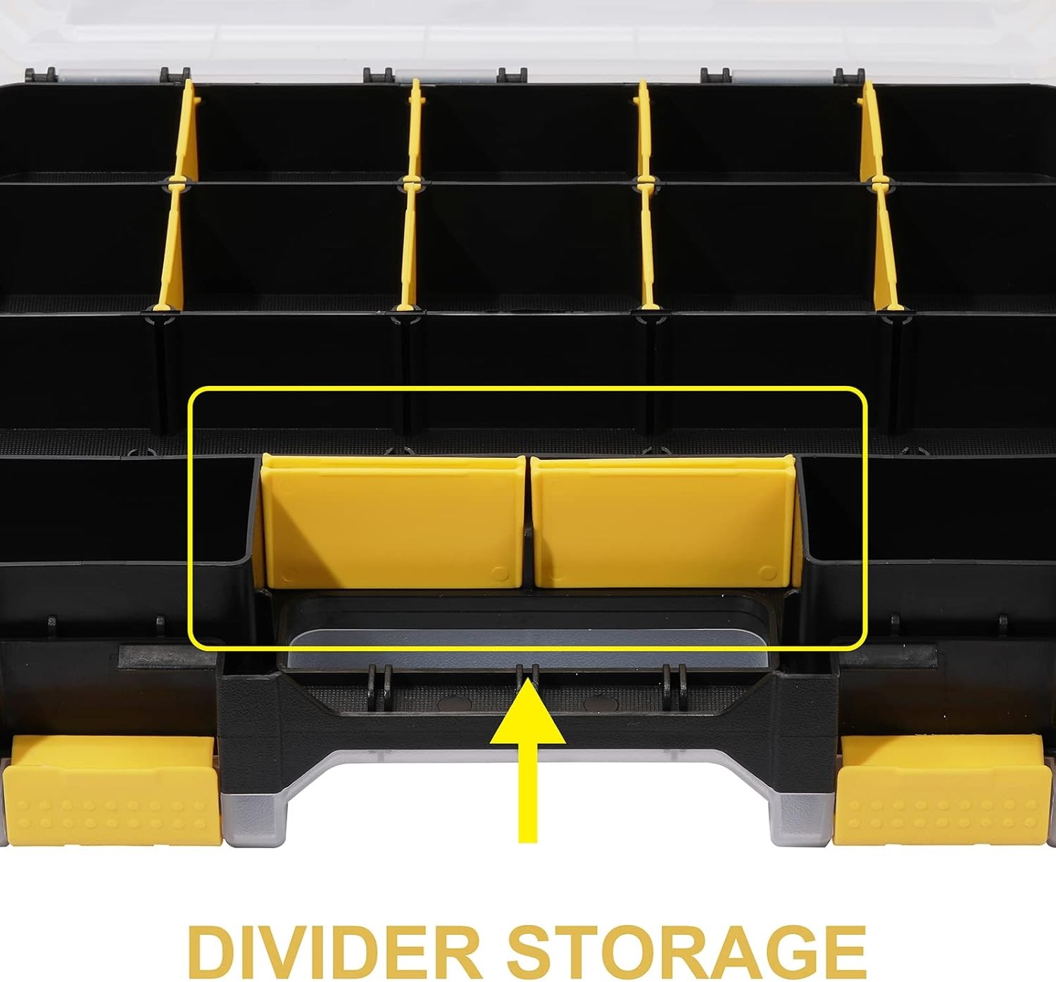 Mayouo Double Side Tools Organizer, Customizable Removable Plastic Dividers