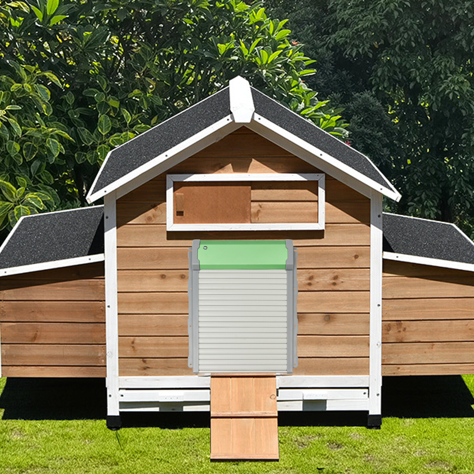 Automatic Chicken Coop Door Solar Powered with Light Sensor & Remote Control