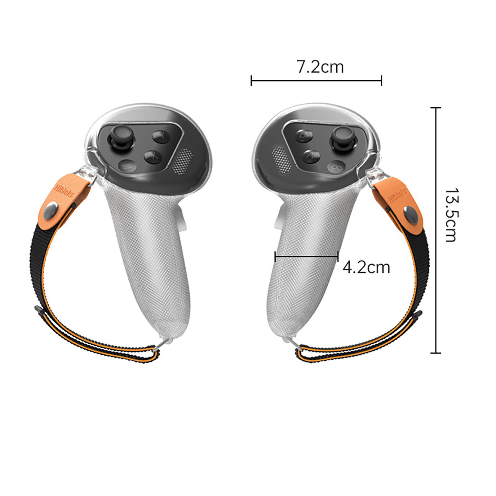 Silicone Protective Grip Sleeve with Strap for Quest 3 Controller VR Accessories
