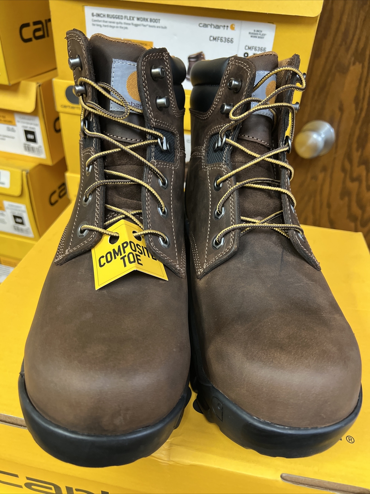 Carhartt Men's Rugged Flex 6" Work Boot Composite Toe CMF6366 -NEW CHOOSE SIZE