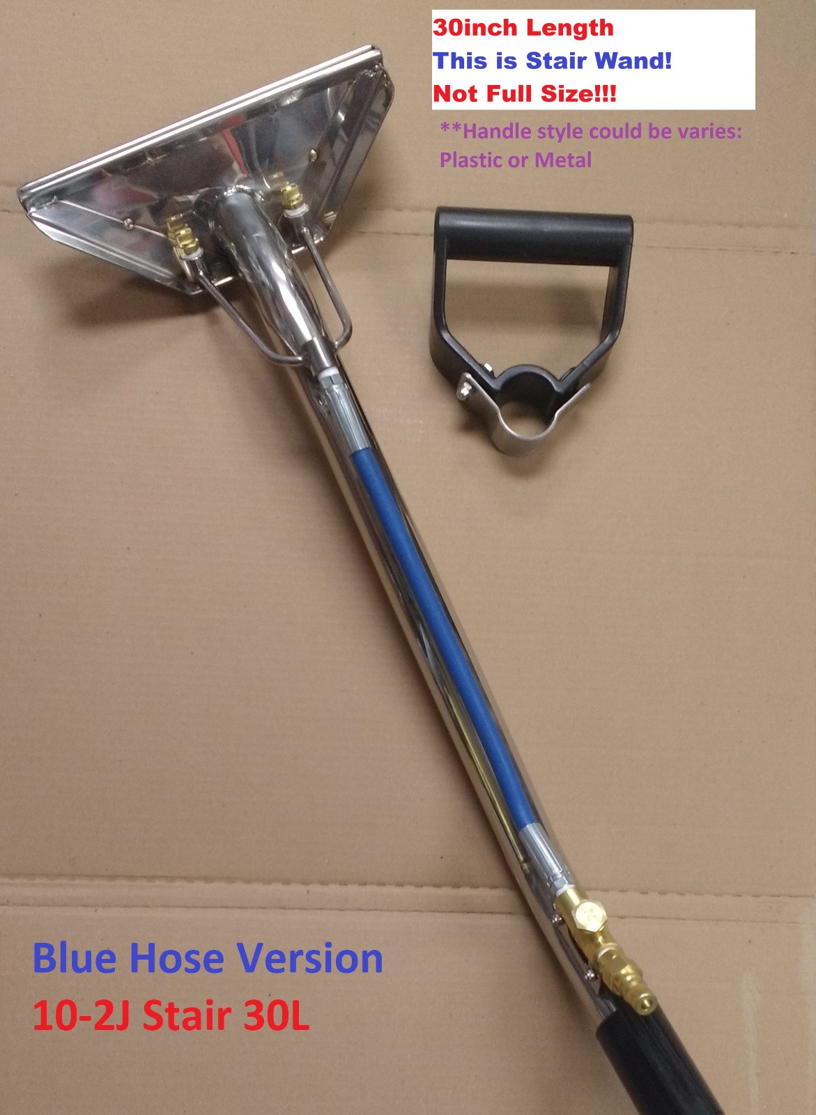 Stair 10" Dual Jet Carpet Cleaning & Auto Detail Upholstery Wand NEW bluehose30L