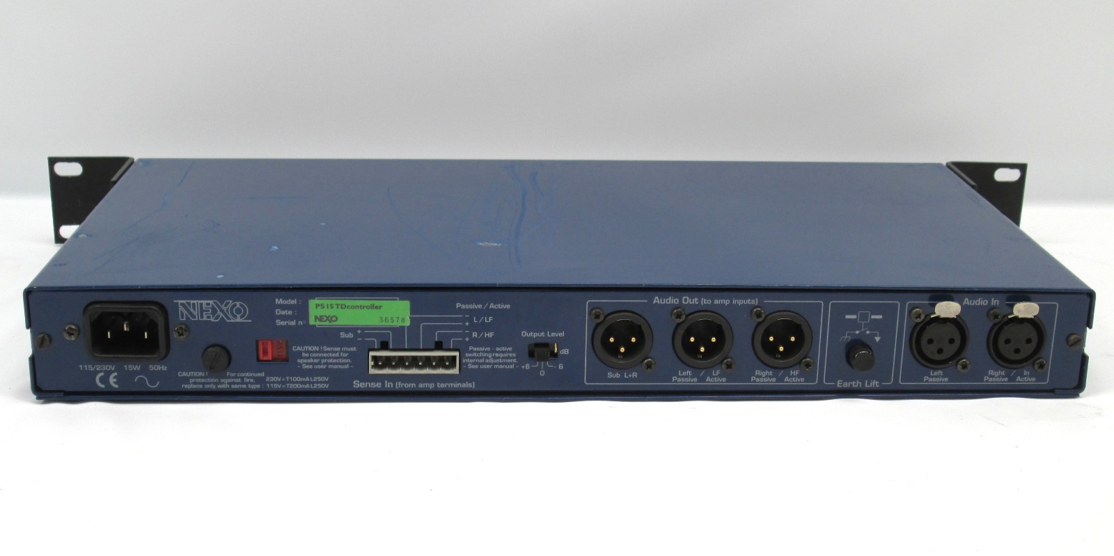 Nexo PS15 TD Controller MK2 LS1200 Loudspeaker Management System #2502