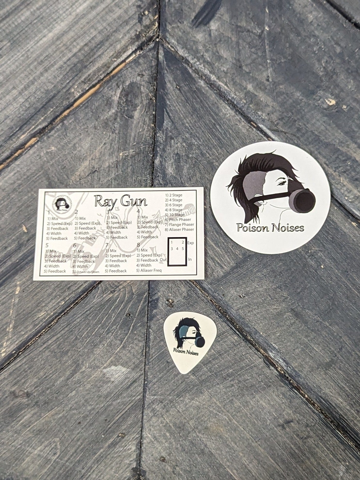 Poison Noises Ray Gun Phaser Effect Pedal