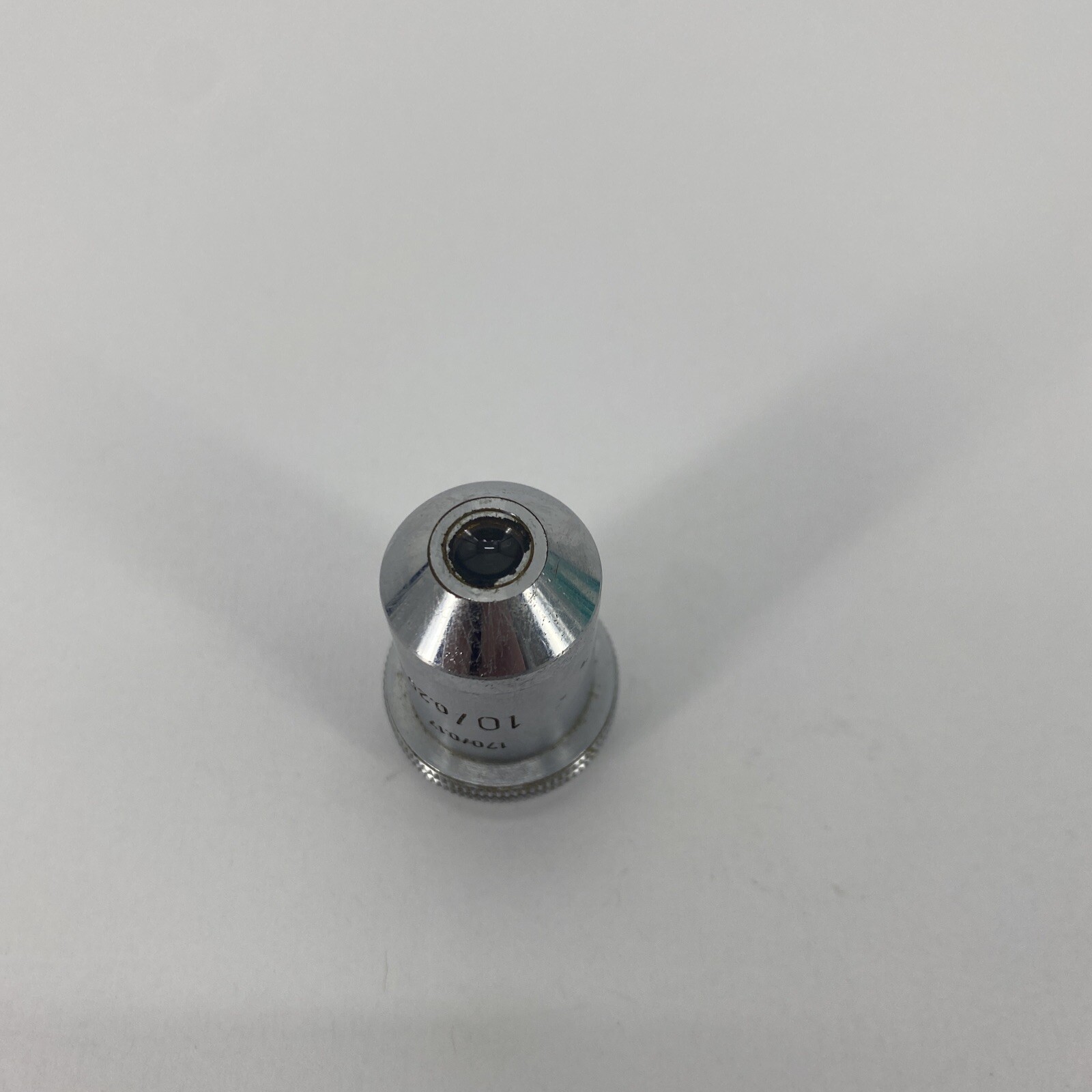 Leitz Wetzlar 170/0.17 10/0.25 Microscope Objective Lens