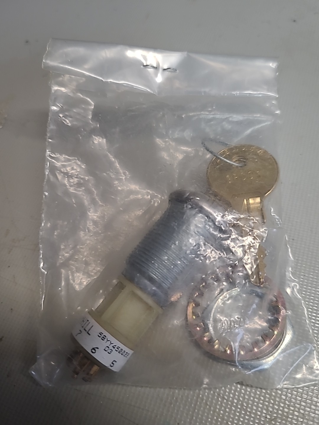 Grayhill 3 Position Keyed Switch, 58YY450022