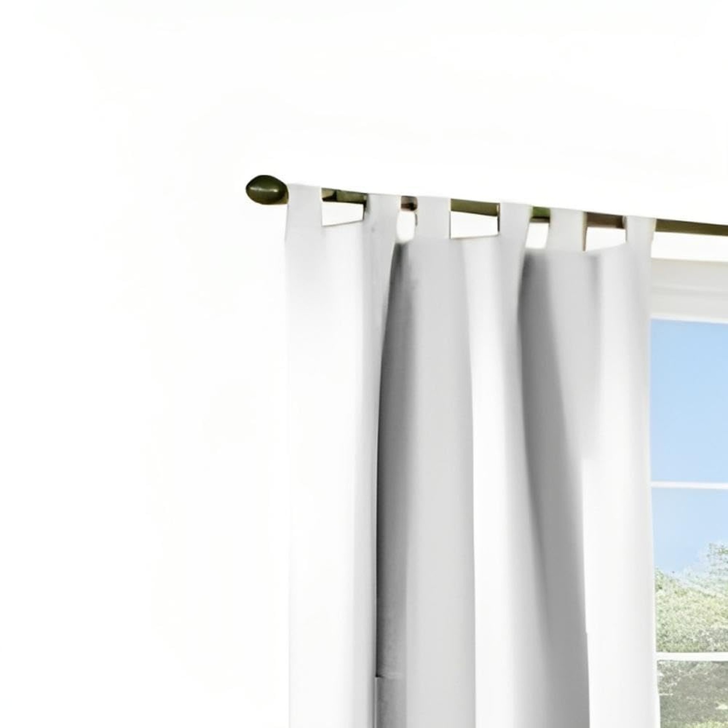 Thermalogic Weathermate Tab Top Panel Pair 40 x 84 in White