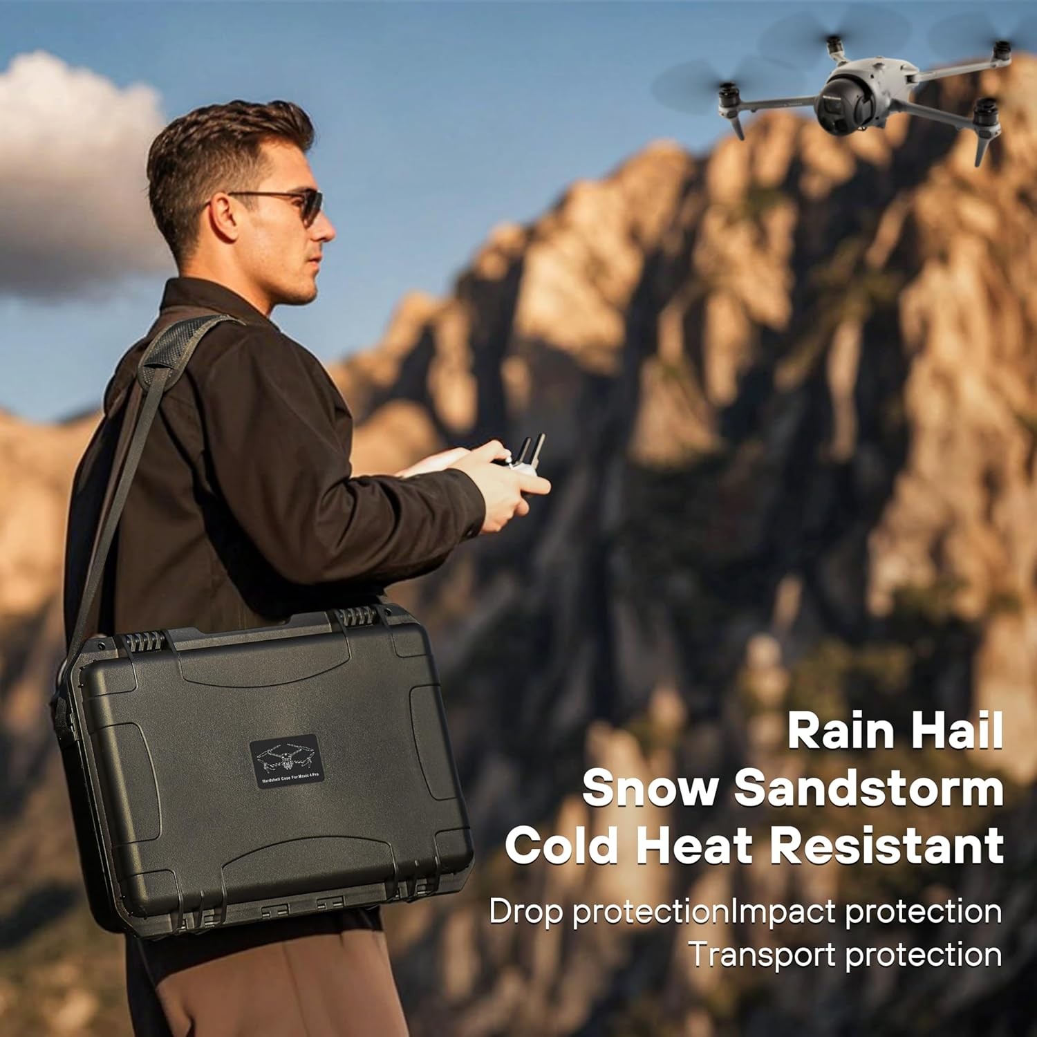 Waterproof Hard Carrying Case for DJI Mavic 4 Pro Drone Combo Fly More Combo