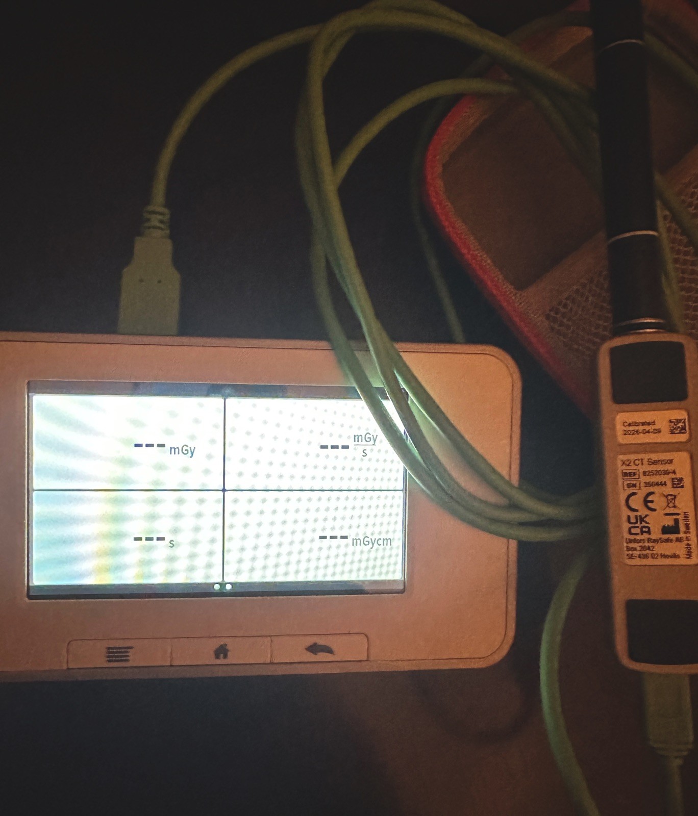 RaySafe X2 CT Sensor, Freshly Calibrated, No Cable (See Description)