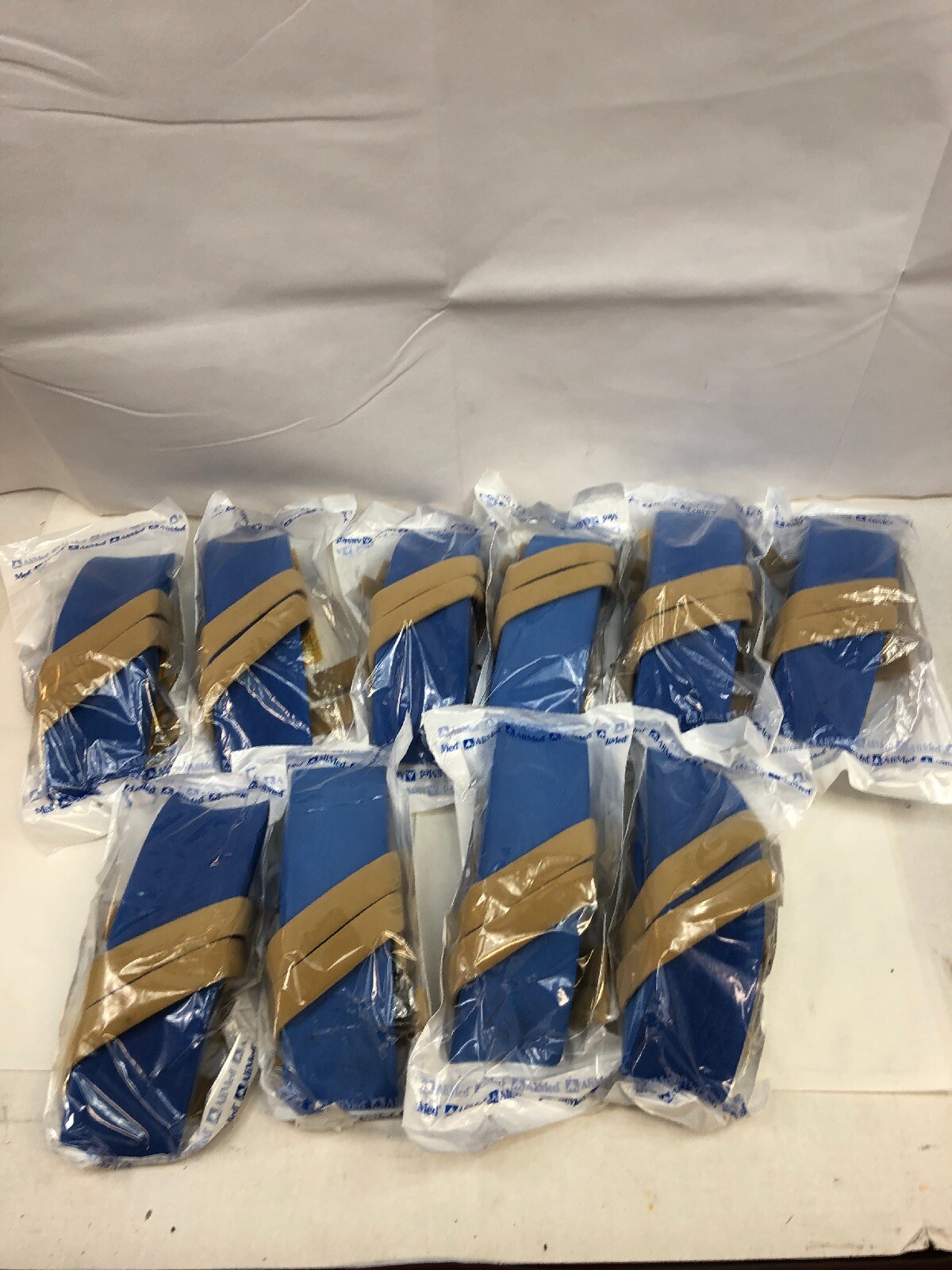ALIMED BLUE ARTERIAL CANNULATION SUPPORT W/BETA PILE II STRAPS 95-985 LOT OF 10