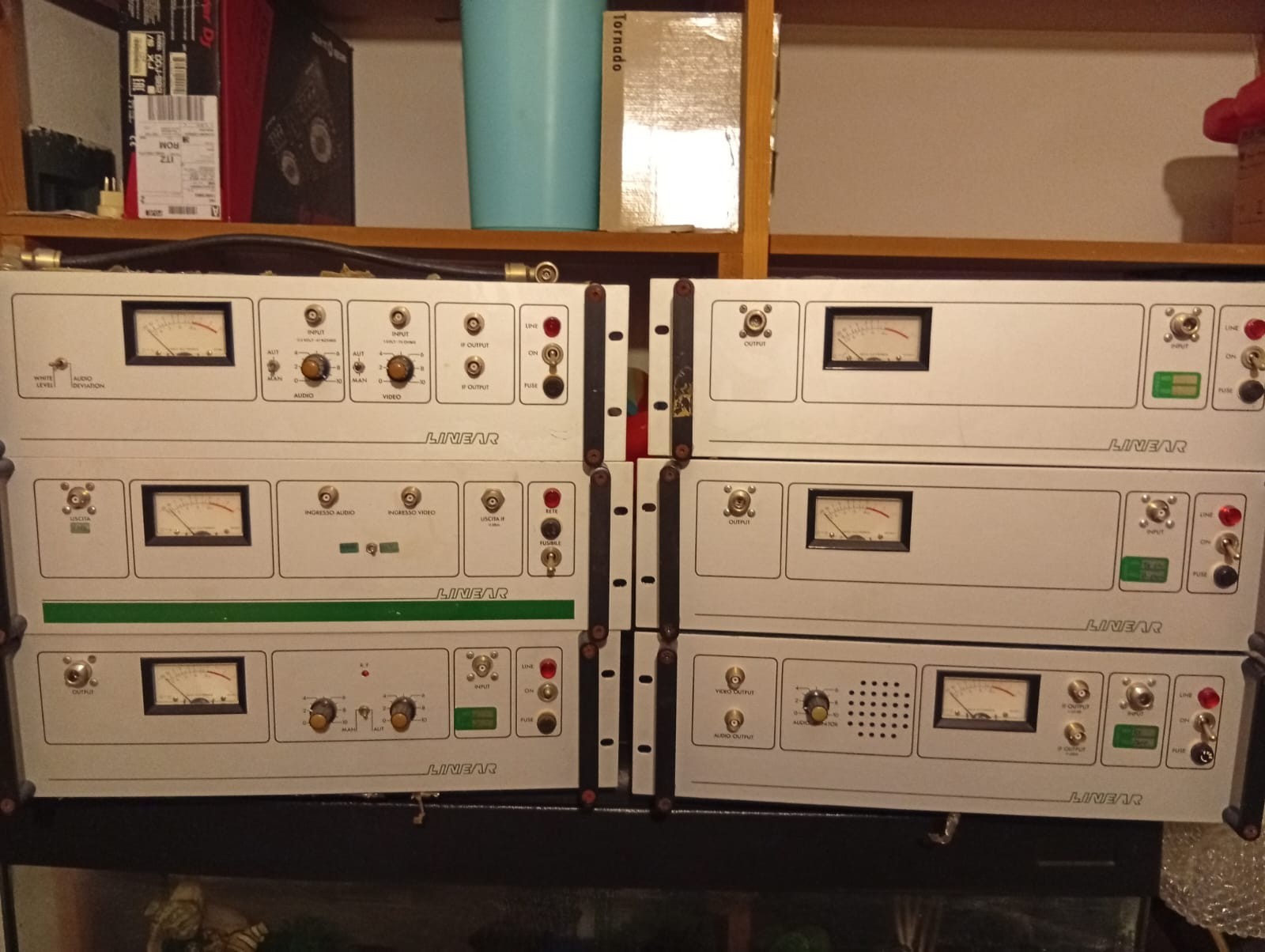 Professional LINEAR Analog TV Broadcast System – Complete Lot – Transmitter, RF