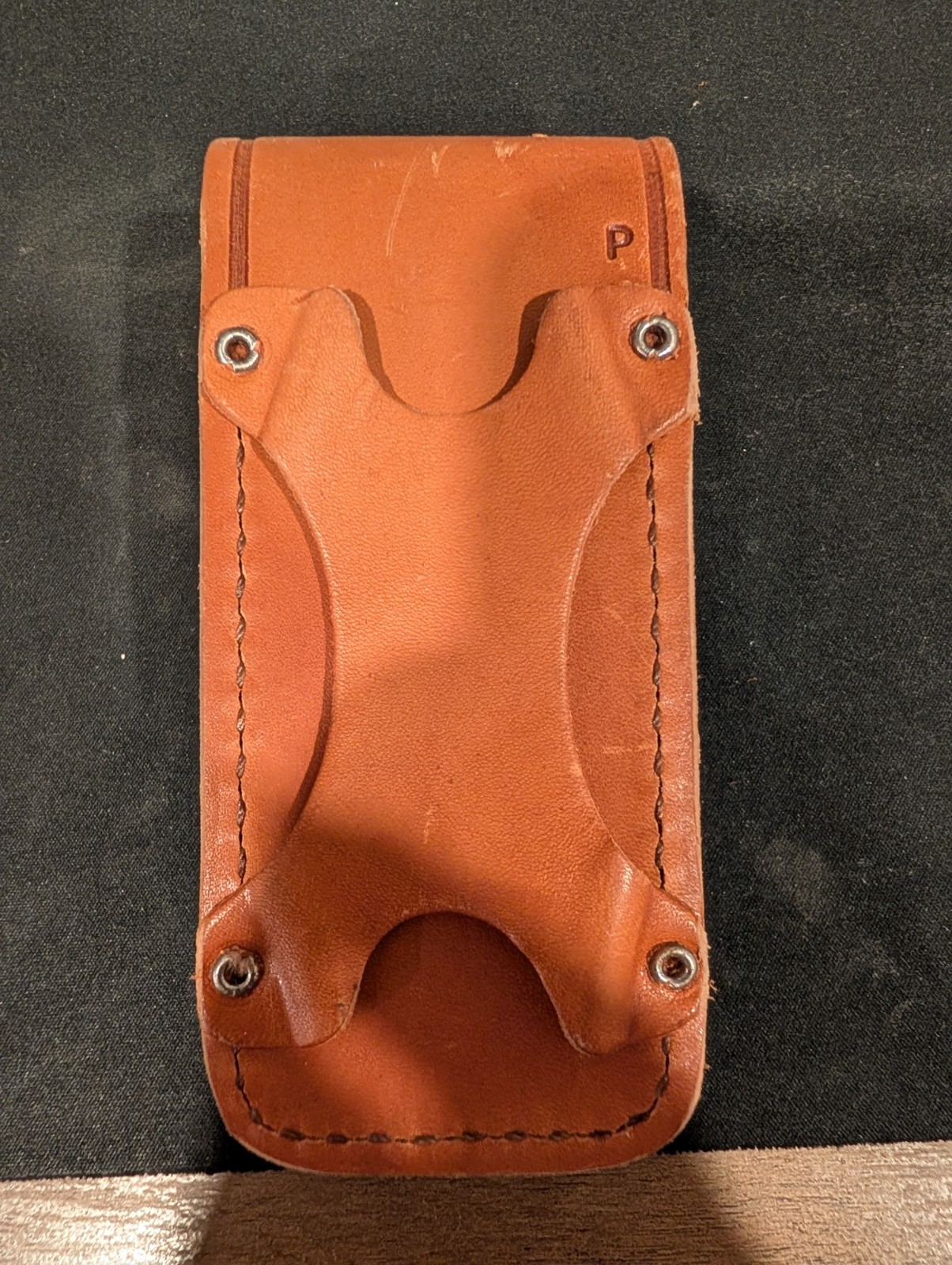 Schrade Tool Brown Leather Sheath (No Knife) Excellent Multi Tool Pouch