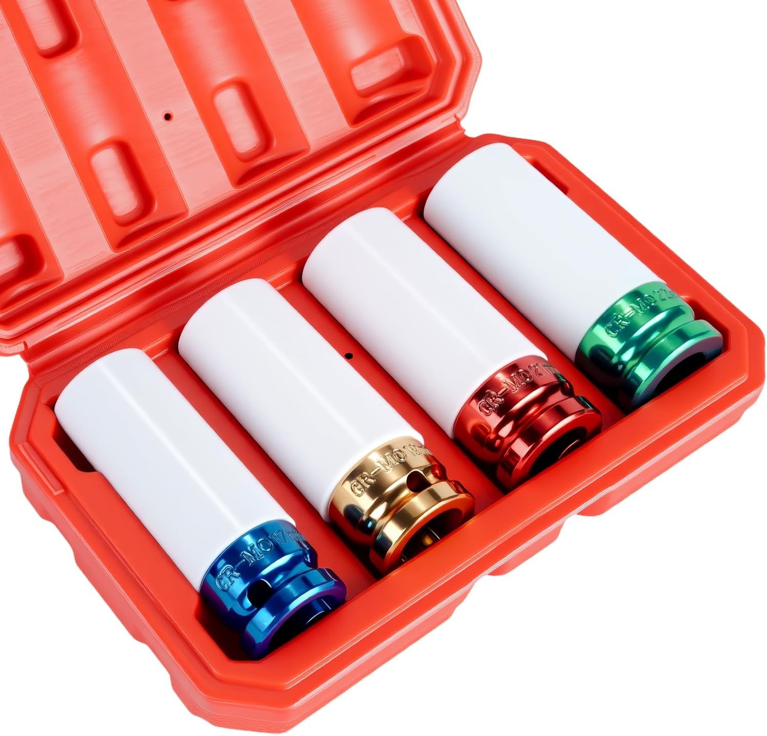 1/2" Drive Wheel Protector Impact Socket, Non-Marring Lug Nut Thin Wall Deep ...