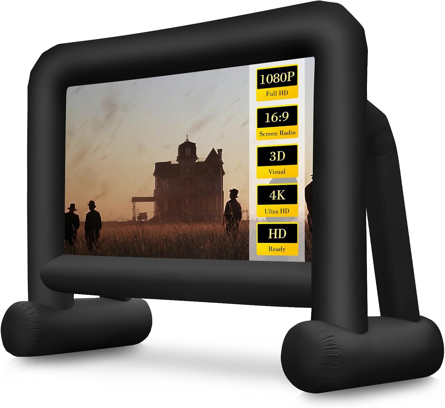 Inflatable Projector Screen 16Ft Outdoor Inflatable Movie Screen with Air Blower