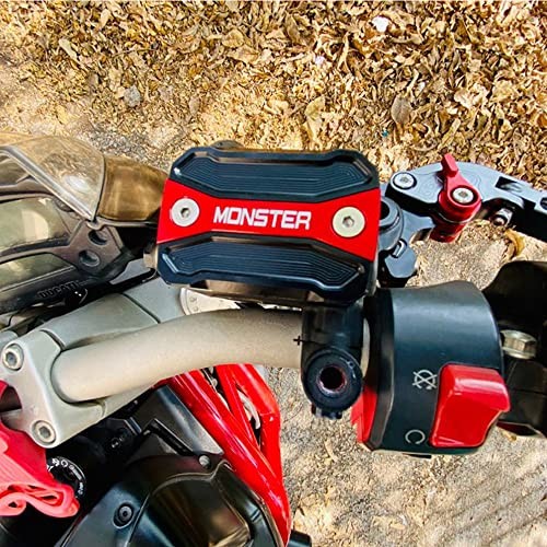 Motorcycle Front Brake Cylinder Fluid Reservoir Cover For Ducati Monster Black