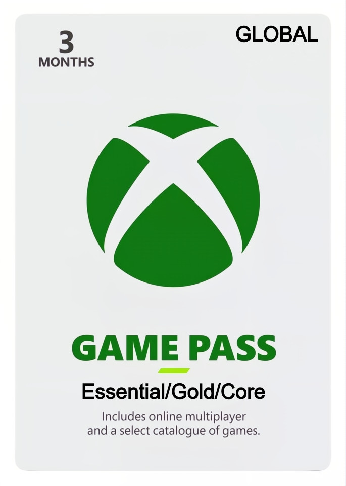 3 MONTH XBOX LIVE GOLD (GAME PASS CORE) MEMBERSHIP - XB Series X|S Region Free