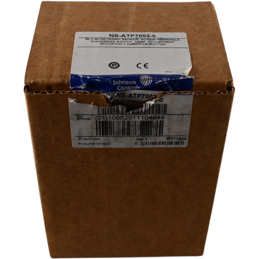 NEW Johnson Controls NS-ATP7003-0 Room Temp. Sensor 80x80 Network Sensor