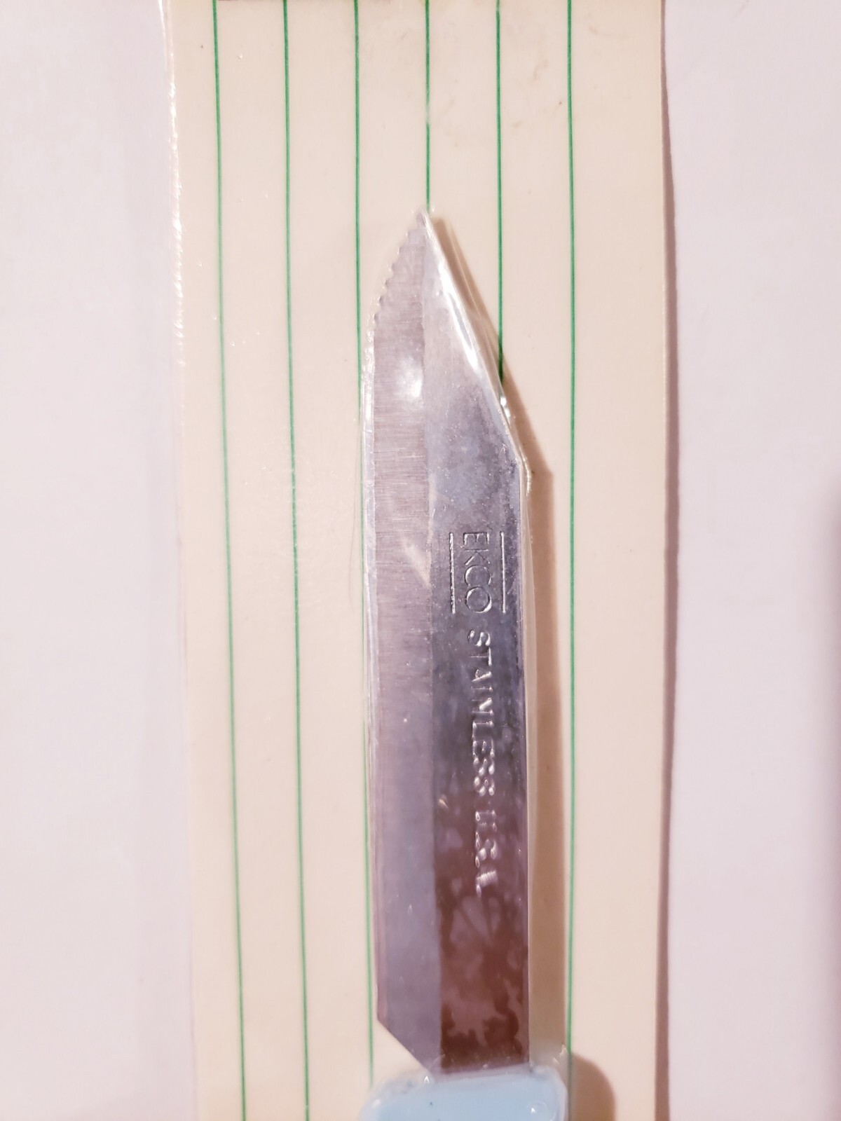 Vintage Ekco light blue Pairing Kitchen Knife new