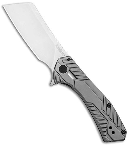 Kershaw 3445_83 Cleaver Blade EDC Folding Knife Gray