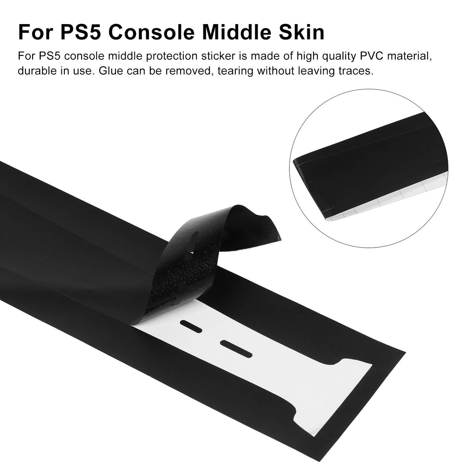 Integral Scratch Resistant Middle Strip Sticker For Console