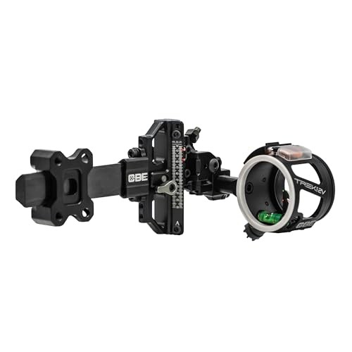 CBE Trek Pro Vertical Pin 2 Pin .010 LH Archery Sight (CBE-TKP-VP-2-LH-10): NEW