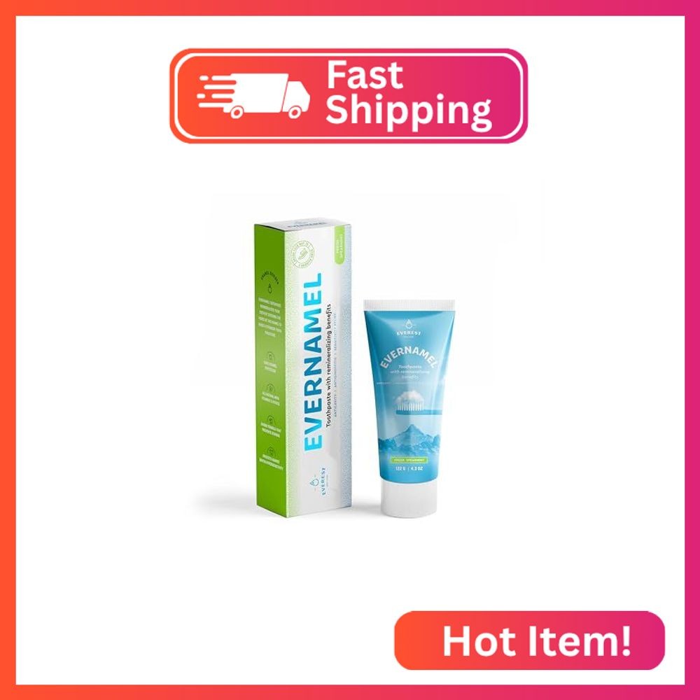 Evernamel Enamel Repair Toothpaste with 0.45% Stannous Fluoride, Remineralizing