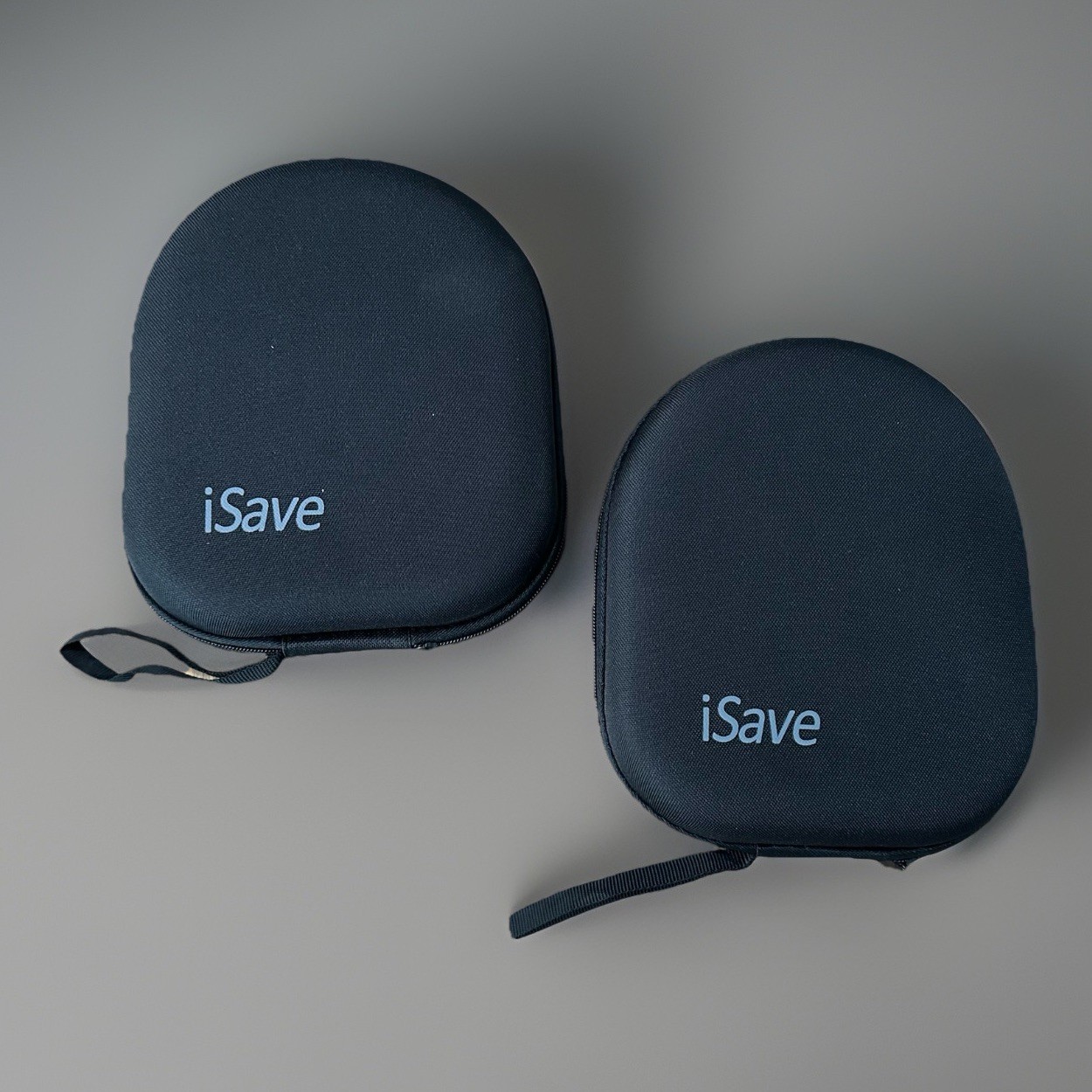 *Lot of 2* iSave Nylon Black Protective Carrying Case for Blueparrott Headsets