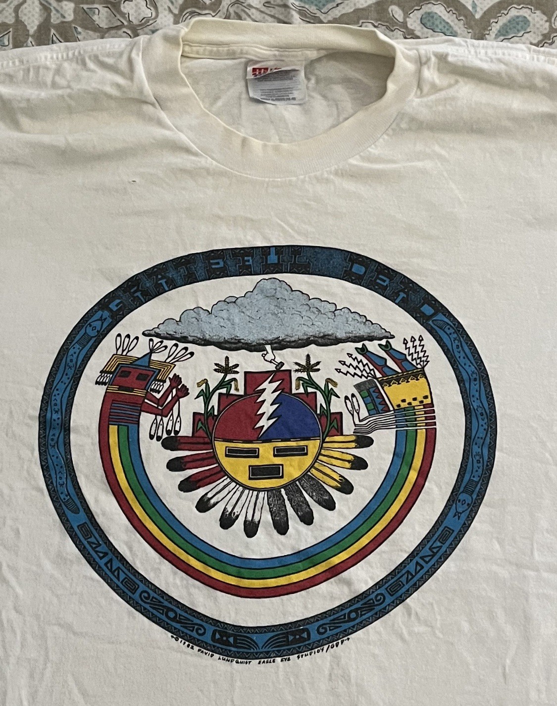 Vintage Grateful Dead concert t-shirt 1982 GDM