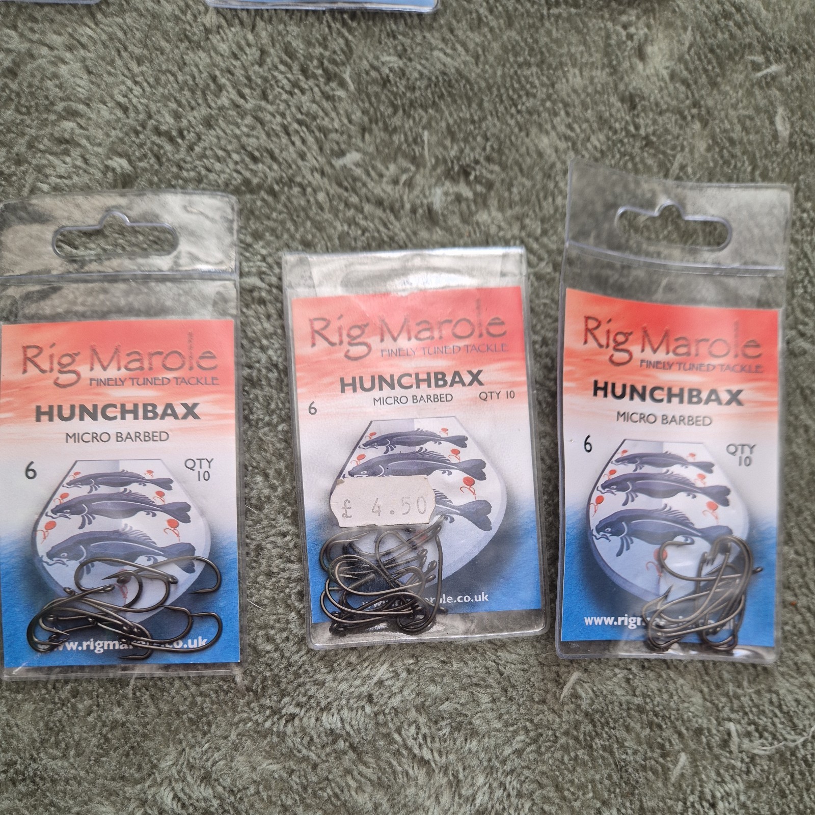 Rigmarole Hunchbak / Longshank Hooks - Size 6 - Carp Fishing