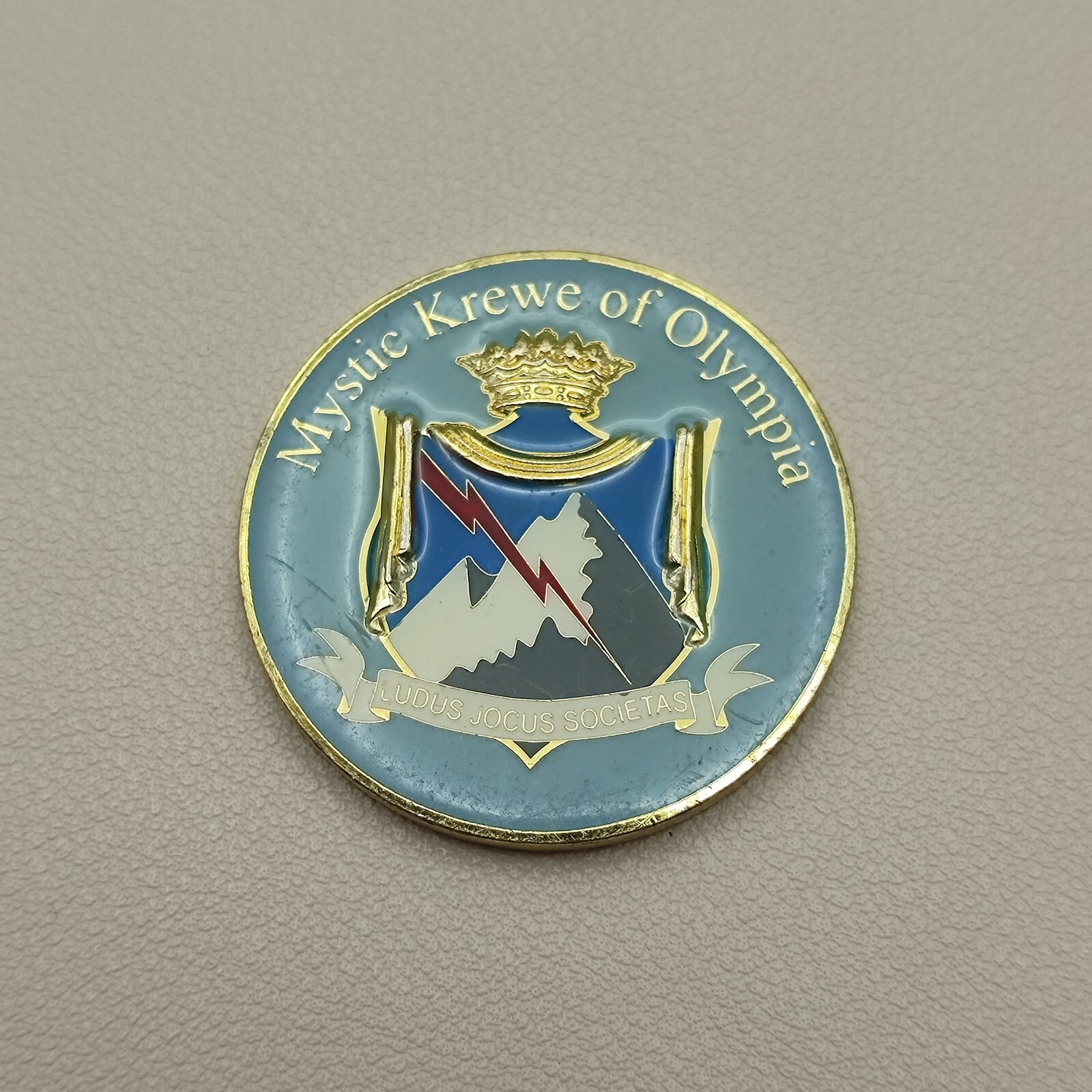 MMXXIII Mystic Krewe of Olympia Challenge Coin