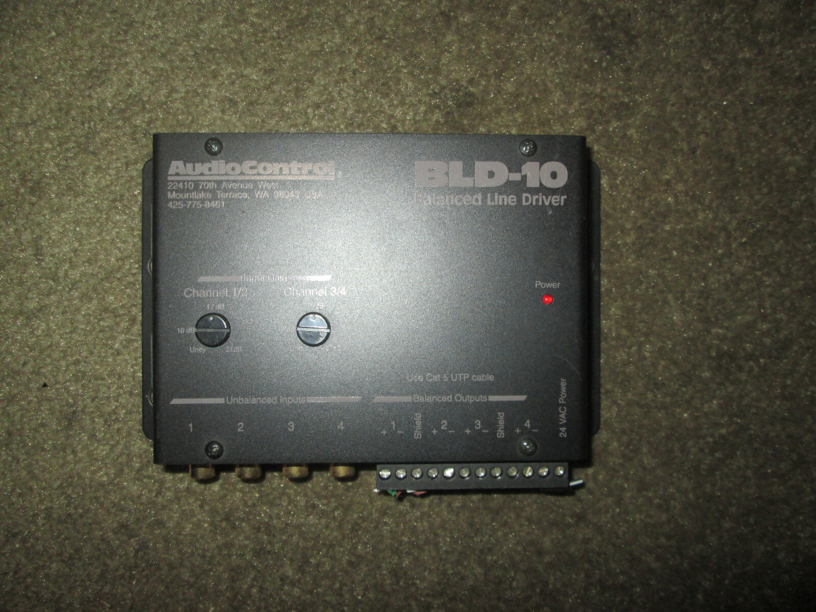 AudioControl BLD-10 Balanced Line Driver