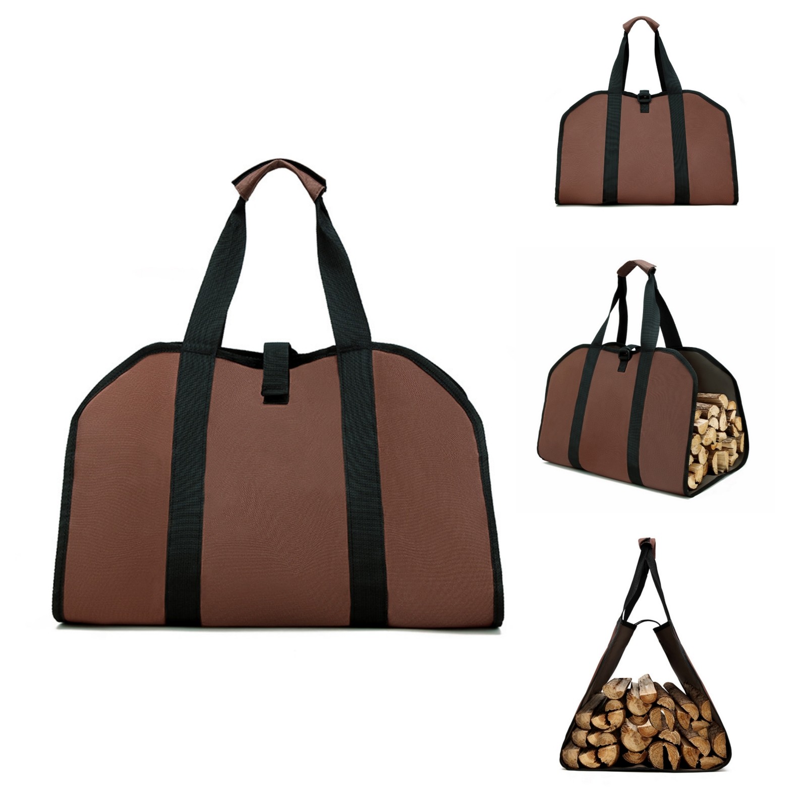 Firewood Carrier Bag Heavy-Duty Wood Carrier for Firewood Durable Log Holder